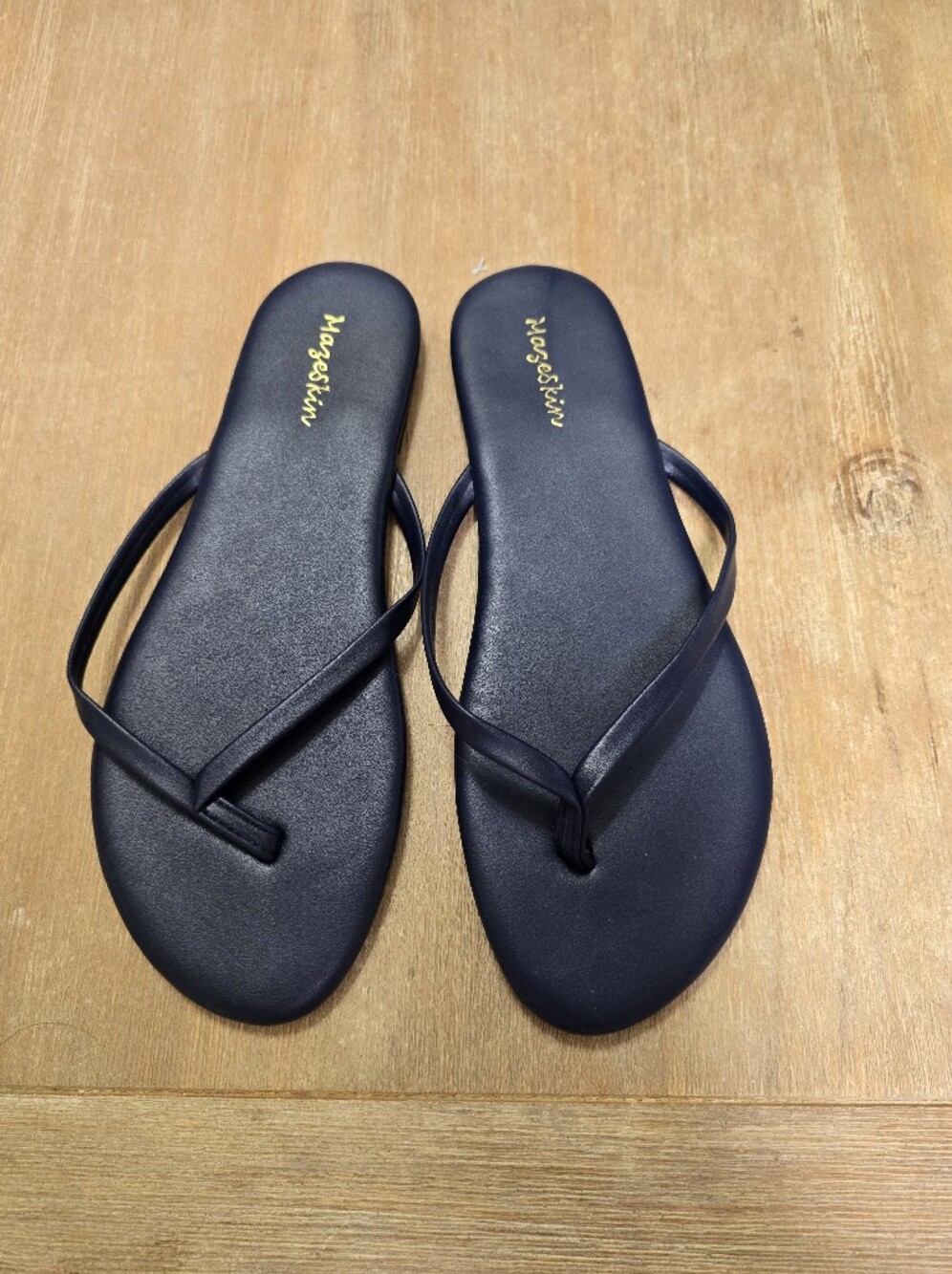 Mossimo Supply Co. Navy Slim-Strap Women's Flip Flops